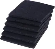 Ipetboom Square Shape Cat Litter Pans Charcoal 12 Pack Replacement Filters for Cat Litter Box
