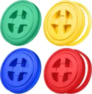 4 Pieces Seal Lid 5 Gallon Bucket Twist Lid Food Storage Container Lid Reusable