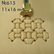 Premium Leather Crafting Stamp Brass Precision Engraved Tool Custom Design #615