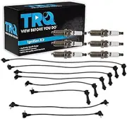 TRQ Ignition Wires Spark Plugs Kit Compatible with 1993-1997 Lexus GS300 Toyota Supra