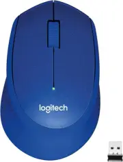 Logitech M331 SILENT PLUS Wireless Mouse Blue DPI (Min/Max): 1000± 1-Year Limite