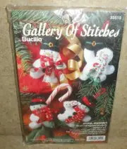 Bucilla Gallery Of Stitches #33515 Joyful Snowmen 4 Felt Applique Ornaments