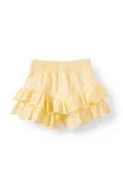 Cotton On Kids Kid's Belle Woven Frill Short in Lemon Squash at Nordstrom, Size 5