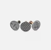 Nordic Ware Honey Bees Cookie Stamps Open Box 3 Piece set