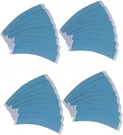 Beatifufu 2 Packs Hair Extension Tape Blue Double Sided Adhesive Invisible Seam Hold for Women