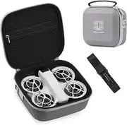 DJI Neo Carrying Case, Small Shoulder Bag for DJI Neo Drone, Travel Portable Box for DJI Neo Drone and Batteries Accessories (Grey)