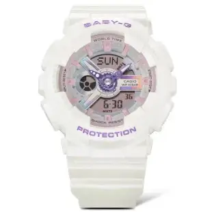 CASIO BABY-G 未來風 偏光色彩雙顯腕錶 BA-110FH-7A