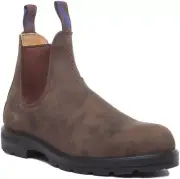 Blundstone 584 Pull On Leather Chelsea Womens Boots In Rust UK 3 - 7