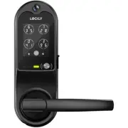 Lockly Vision Smart Latch Video Lock - Matte Black Built-in Video Doorbell / 3D