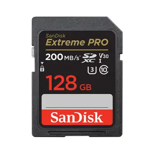 SanDisk 128GB Extreme Pro SDXC SD V30 U3 128G 記憶卡