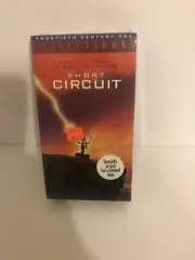 Short Circuit VHS Ally Sheedy, Steve Guttenberg, and Fisher Stevens (Sealed)