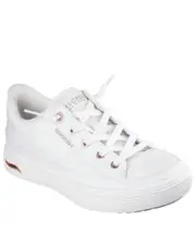 Skechers Arch Fit Arcade - Meet Ya There Wide Fit White