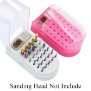 30 Holes Nail Drill Bit Holder Stand Display Storage Box Tool Organizer Nail Art