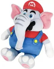 SUPER MARIO BROS. WONDER Elephant Mario (S) Plush Doll Stuffed Toy SMW01