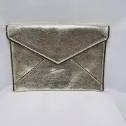Rebecca Minkoff, Leo Clutch, color champagne, new without Strap