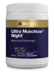 BioCeuticals Ultra Muscleze Night Magnesium Oral Powder Stress Response 240G