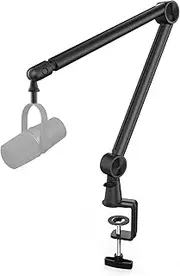 Aisryntek Mic Arm, Premium Microphone Stand, Microphone Boom Arm with Cable Management, 360°Rotatable Broadcasting Microphone Arm, Mic Boom Arm for Podcasts, Gaming, Streaming, Home Office, Recording