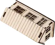 Wooden Toddler Miniature DIY Cottage Set Boys and Girls Toys Educational Puzzles Craft Kit