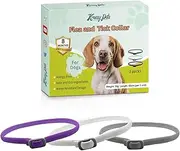 3PCS Dog Flea Collars, Ticks Repellent, 65 cm Length, Natural Ingredients, Waterproof Design