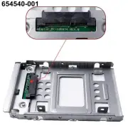 For HP 654540 2.5" SSD to 3.5" SATA Adapter Tray Converter SAS HDD Bracket Bay