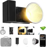 Zhiyun X60 Combo 60W LED Video Light, Bi-Color CCT 2700-6500K, APP Control Continuous Lighting for Photography, Studio Video Lighting, YouTube, Vlog, Live Stream, etc (ZY Mount)