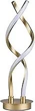 Lexi Lighting Acropora LED Table Lamp with Unique Modern Spiral Design, Gold Desk Lamp, Low Voltage Aluminium Frame, 500 Lm of Warm White at 3000K, for Living Room, Sofa Side and Home Décor