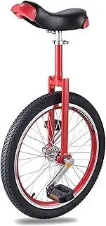FREEZYMAN 20 Inch Unicycle for Adults Kids, Steel Frame, One Wheel Balance Exercise Fun Bike for Teens Men Woman Boy Girl, Mountain Outdoor