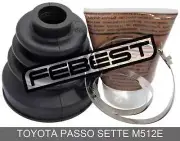 Boot Inner Cv Joint Kit 76.5X90X22.3 For Toyota Passo Sette M512E (2008-) (for: Daihatsu)