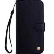 For Huawei P9 Lite Business Style Oil Wax Texture Horizontal Flip Leather Case with Holder & Card Slots & Wallet (Black)