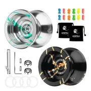 MAGICYOYO N11 Professional Unresponsive Yoyo Alloy Aluminum YoYo Ball with 2 ...