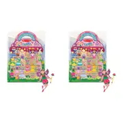 2x Melissa & Doug Reusable Puffy Sticker Play Set Fairy Kids/Childrens Toy 4y+