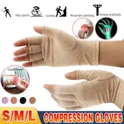 4 Colours Brace Arthritis Hand Compression Gloves fingerless gloves Pain Relief