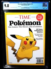 CGC 9.8 Pikachu TIME SPECIAL EDITION Pokemon 2024 COVER White Pages 25th OOP