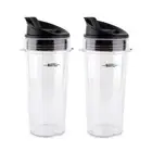 Replacement Parts for Ninja Blender, 16oz Cup with Lid Compatible with Ninja ...