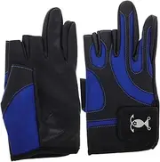 Generic 1 Pair Fishing Gloves with Pattern Slip Wear Resistant Design for Men and Women for Outdoor Fishing Kayaking and Handling Fish Enhanced Grip and Night Visibility
