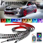 Car RGB LED Strip Bar Underglow Body Kit Neon Lights APP Remote for Honda Accord