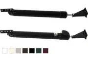 Touch 'n Hold Smooth Dual Door Closer System (Black) – Heavy-Duty - Touch-But...