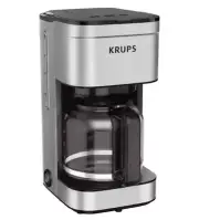Coffee Maker Cup Brew Drip Stainless Steel Krups Ground Permanent Filter Modern