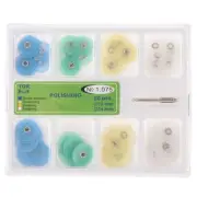 800pcs Dental Discs Kit Composite Finishing Polishing Strips Mandrel 12/14mm