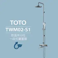 在飛比找momo購物網優惠-【TOTO】控溫淋浴柱 TWM02-S1 一段式蓮蓬頭(安心