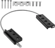 TEHAUX 3pcs Window Restrictor Locks for Safety Cable Window Guards Easy Installation Reliable Protection for Security