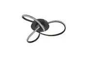 Sayer Dimmable 3-Lights LED Modern Elegant Pendant Lamp Ceiling Light - Black