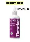 KISS TINTATION Semi-Permanent Hair Color 5 fl oz BERRY RED T342 Level: 6