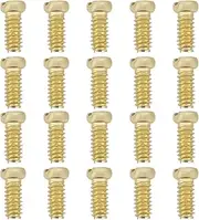 EMSea 100pcs 3mm Sunglasses Replacement Screws Glasses Hinge Screws Repair Kit Compatible with Ray-Ban Aviator RB3025 3025, Gold