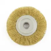 5 Wheel Brush Brass Wire Steel Fine Crimped Bench Grinder Polishing Accessories