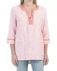 SOUTHERN TIDE Hailey Conch Shell Printed Tunic Top NWT $128 XS