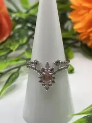 BP RBP7447 Just Give Me A Reason Sz 8 Peach Chalcedony Rose Quartz Two Bands