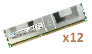 12x 32GB 384GB 1866MHz ECC LRDIMM DDR3 Memory f Superm. X9QR7-TF+ / X9QRi-F+, X9