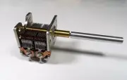 Sepanian Precision Dual Section Air Variable Capacitor 2 X 180 pF with 8:1 Drive