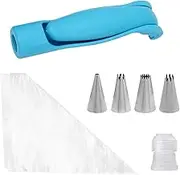 Cake Decorating Gun, Frosting Tube Kit, Dessert Decorating Syringe Set, Suitable for Cakes, Biscuits, Decorating, Kitchen Baking, Pipe Bags and Tips Set, Pastry DIY Cake Decorating Pen (2 Sets)